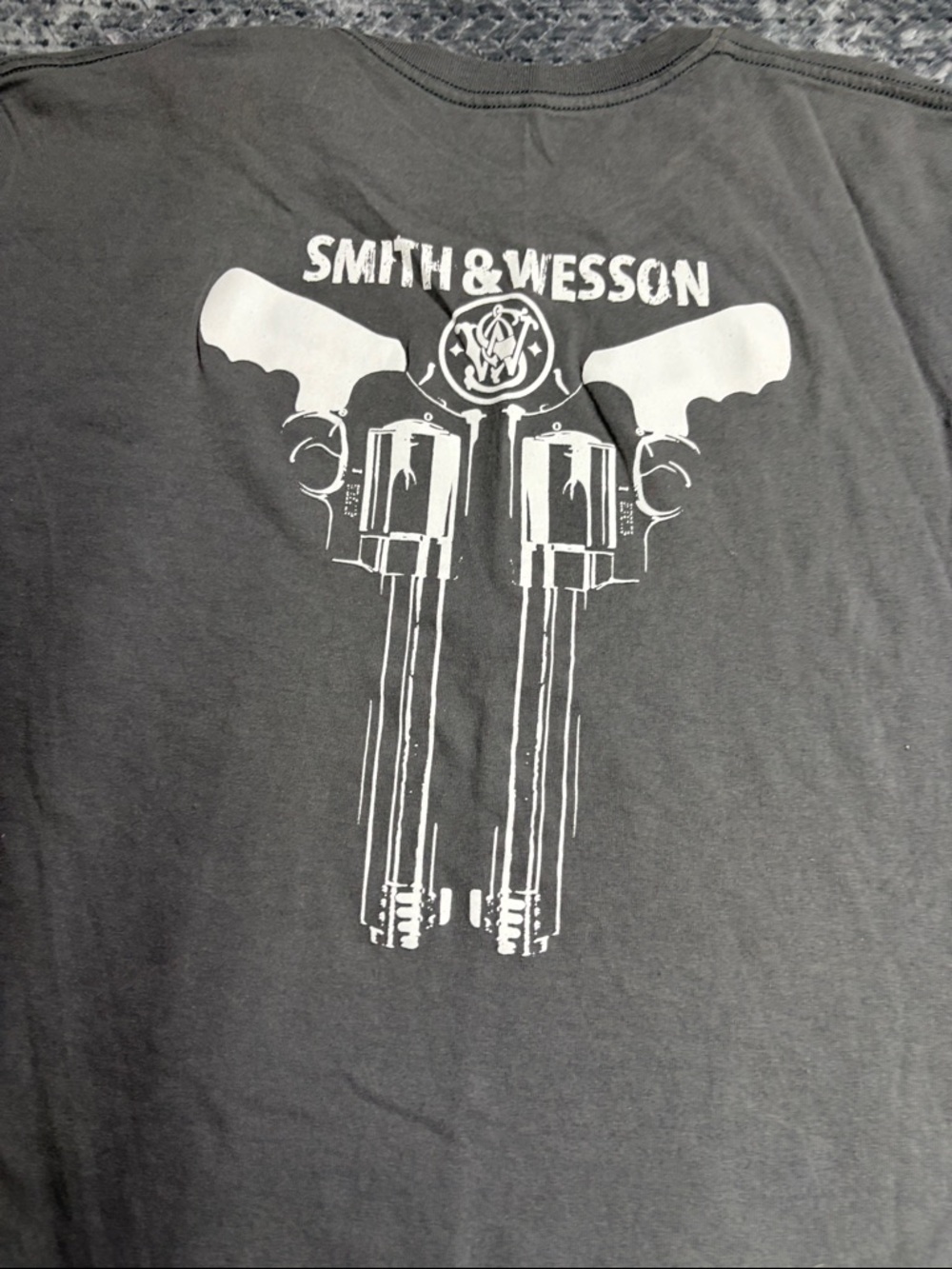 Smith & Wesson Men’s Short Sleeve Tee - Charcoal Gray